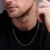 Silver 50cm Gents Chain Necklet