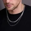 Silver 50cm Gents Chain Necklet