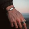 True North | Silver Gents Compass Signet Ring
