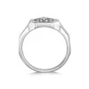 True North | Silver Gents Compass Signet Ring