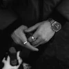 True North | Silver Gents Compass Signet Ring
