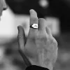 Transform | Silver Gents Moth Signet Ring