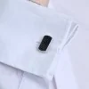 Silver Black Cubic Zirconia Mens Cufflinks