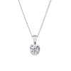 18ct White Gold Brilliant Cut 0.50ct Diamond Pendant