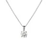 18ct White Gold Brilliant Cut 1.00ct Diamond Pendant