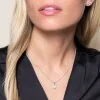 18ct White Gold Baguette & Brilliant Cut 0.46ct Diamond Pendant