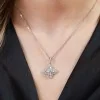 18ct White Gold 0.73ct Round Brilliant Cut Diamond Pendant Necklace