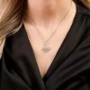 18ct White Gold 0.73ct Round Brilliant Cut Diamond Pendant Necklace