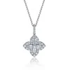 18ct White Gold 0.73ct Round Brilliant Cut Diamond Pendant Necklace
