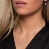 9ct White Gold Brilliant Cut 0.33ct Cluster Pendant Necklace