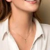 9ct White Gold Brilliant Cut 0.15ct Diamond Cross Pendant