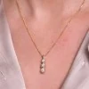 9ct Yellow Gold Round Brilliant 0.75ct Diamond Pendant