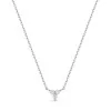 9ct White Gold Round Brilliant 0.10ct Diamond Pendant