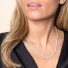 18ct White Gold Brilliant Cut 16.00ct Diamond Necklet