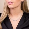 18ct White Gold Brilliant Cut 16.00ct Diamond Necklet