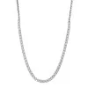 9ct White Gold Brilliant Cut 4.00ct Diamond Tennis Necklace