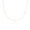 18ct Rose Gold Brilliant Cut 0.30ct Diamond Necklace 1