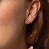 18ct White Gold Brilliant Cut 0.15ct Diamond Stud Earrings