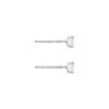 18ct White Gold Brilliant Cut 0.15ct Diamond Stud Earrings