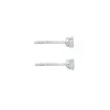 18ct White Gold Brilliant Cut 0.25ct Diamond Stud Earrings
