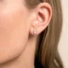 18ct White Gold Oval Cut 1.00ct Diamond Earrings