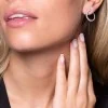 18ct White Gold Brilliant 1.45ct Diamond Hoop Earrings