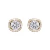18ct Yellow Gold 0.40ct Round Brilliant Diamond Earrings