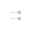 9ct White Gold Brilliant Cut 0.20ct Diamond Cluster Stud Earrings