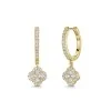 9ct Yellow Gold Round Brilliant 0.60ct Diamond Earrings
