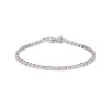 9ct White Gold 1.00ct Round Brilliant Cut Diamond Bracelet