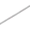 9ct White Gold Brilliant Cut 3.00ct Diamond Tennis Bracelet