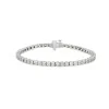 9ct White Gold Brilliant Cut Diamond 1.00ct Tennis Bracelet