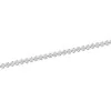 9ct White Gold 1.10ct Illusion Set Diamond Tennis Bracelet