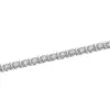 9ct White Gold 1.50ct Bar Set Diamond Bracelet