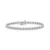 9ct White Gold 1.50ct Bar Set Diamond Bracelet