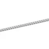 9ct White Gold Round Brilliant 0.50ct Diamond Claw Set Tennis Bracelet