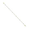 9ct Yellow Gold 1.00ct Round Brilliant Diamond Flower Bracelet