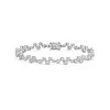9ct White Gold Round Brilliant 2.40ct Diamond Bracelet