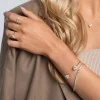 9ct Yellow Gold 1.00ct Round Brilliant Cut Diamond Bracelet