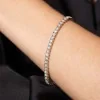 9ct Yellow Gold Brilliant Cut Diamond 2.00ct Tennis Bracelet