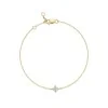 9ct Yellow Gold Round Brilliant 0.15ct Diamond Bracelet