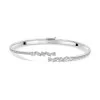 18ct White Gold Mixed Cut 1.53ct Diamond Bangle