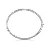 9ct White Gold 2.00ct Diamond Twist Bangle