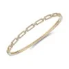 9ct Yellow Gold Brilliant Cut 0.41ct Diamond Bangle 1