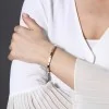 9ct Yellow Gold Baguette Cut 0.22ct Rectangular Diamond Bangle