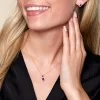 9ct Yellow Gold Pear Cut Ruby and Diamond Halo Pendant
