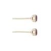 9ct Yellow Gold Ruby Rubover Stud Earrings