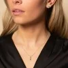 9ct White Gold Diamond 0.12ct and Emerald Halo Pendant