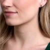 9ct Yellow Gold Emerald Cut 0.60ct Emerald Solitaire Stud Earrings
