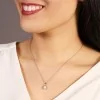 9ct White Gold Oval Cut Opal 0.68ct Diamond Halo Pendant